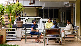 Le Magnifique, Goa- Out Side Sitting Area